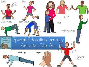 Special Education Sensory Activities Clip Art   Classroom Ideas