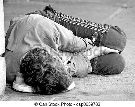 Stock Photos Of Homeless Youth On Street   A Homeless Youth Sleeps On