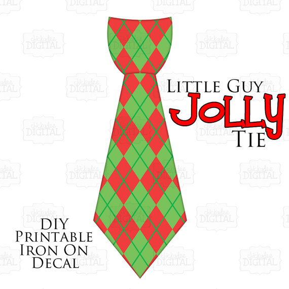 Tie Christmas Argyle Iron On Tie Decal Baby Tie Boy Christmas Iron