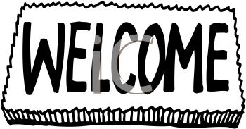 Welcome Mat Clip Art   Royalty Free Clipart Illustration
