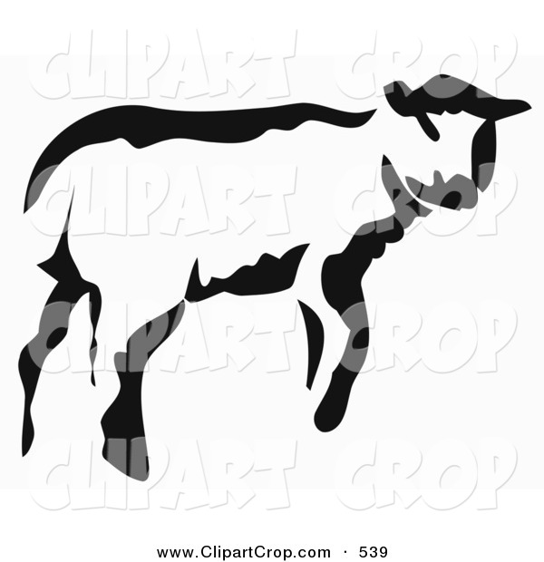 Black And White Cow Clip Art