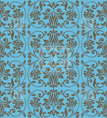 Blue Vintage Wallpaper Download Royalty Free Vector Clipart  Eps 