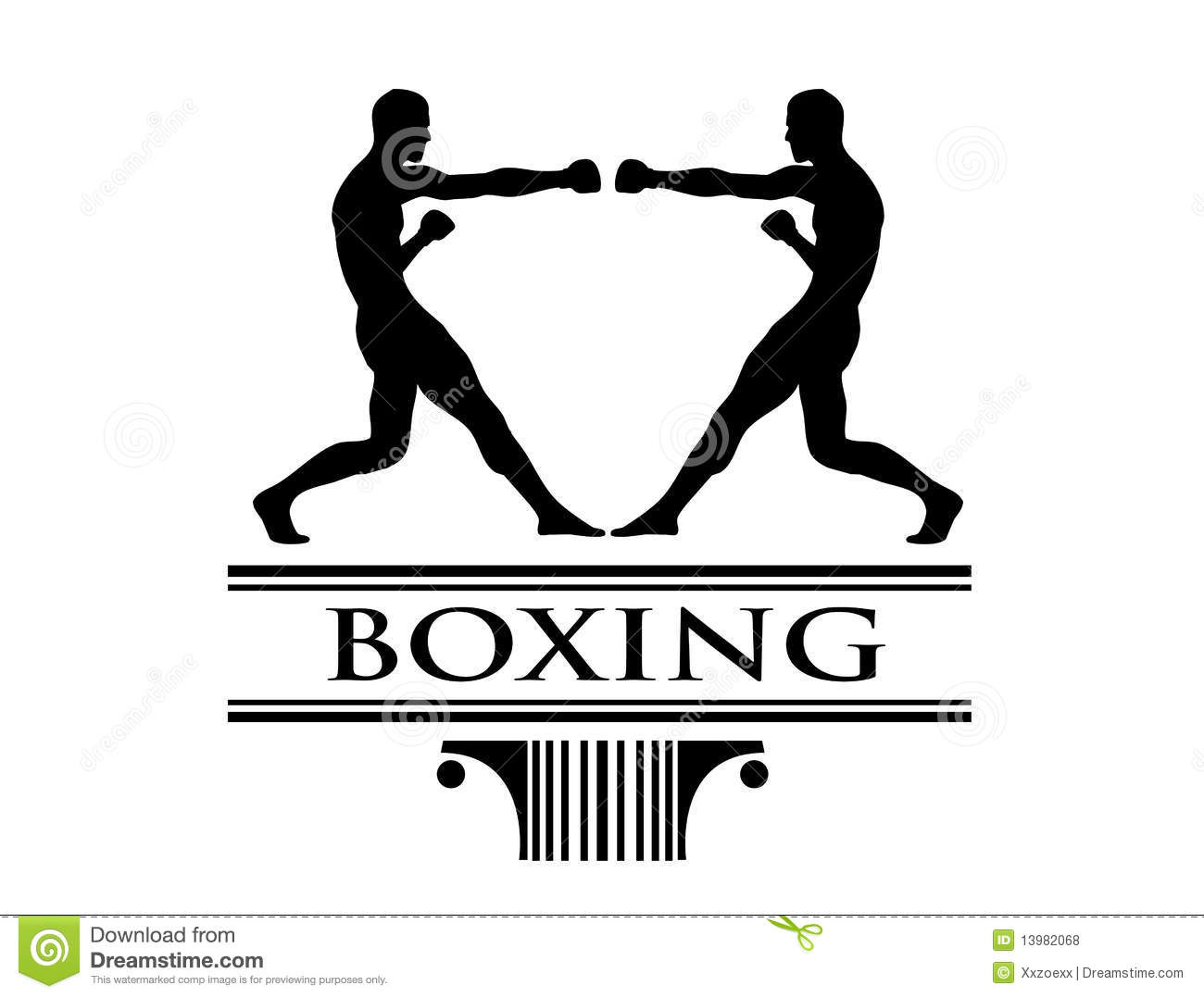 Boxe Tournament Clip Art Logo Royalty Free Stock Photos   Image