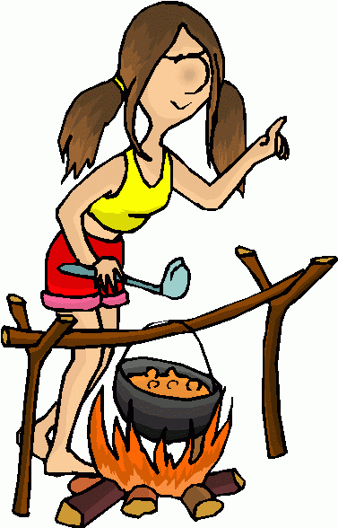 Campfire Cooking 3 Clipart   Campfire Cooking 3 Clip Art