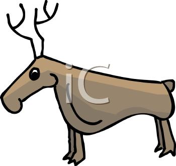Cartoon Deer Clip Art