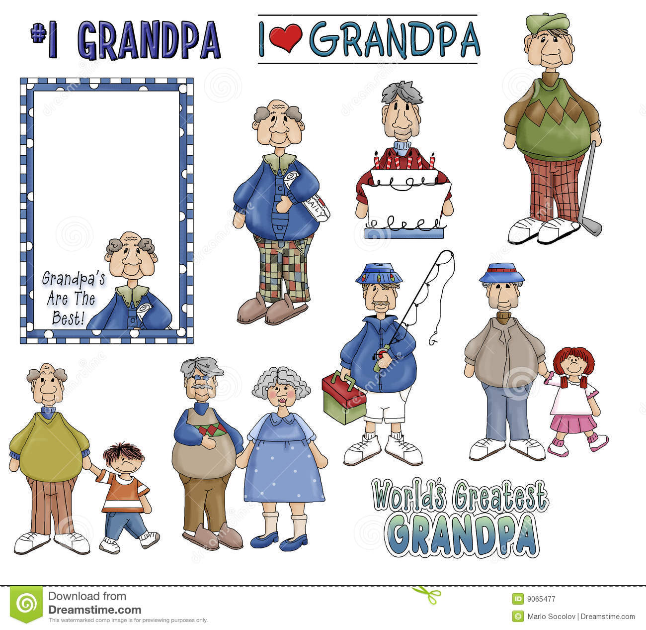 Grandpa Clipart Royalty Free Stock Photography   Image  9065477
