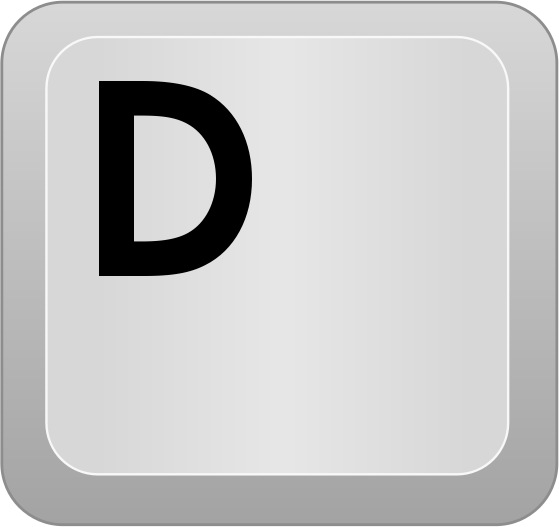 Keys Letters Computer Key D A Public Domain Png Image