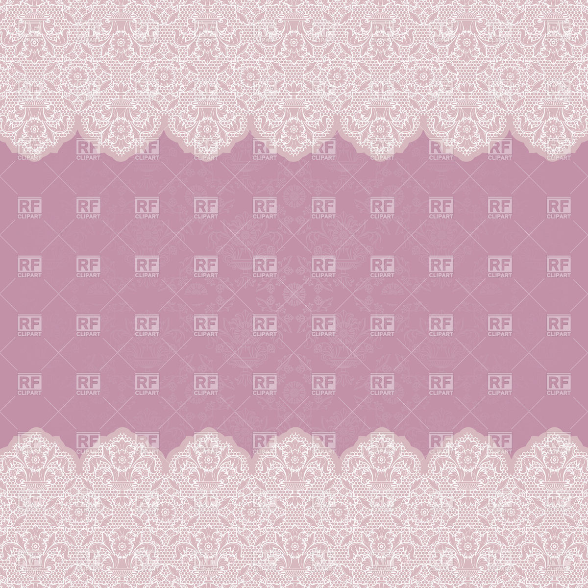 Lilac Vintage Wallpaper With Lacy Border Download Royalty Free Vector