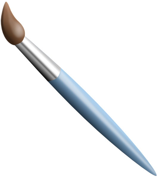 Paint Brush Clip Art At Clker Com   Vector Clip Art Online Royalty