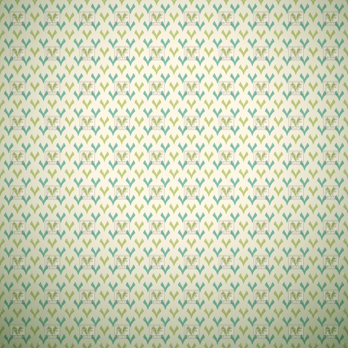     Retro Style Seamless Wallpaper Download Royalty Free Vector Clipart