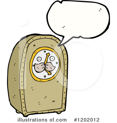 Royalty Free  Rf  Grandfather Clock Illustration  1202012 By