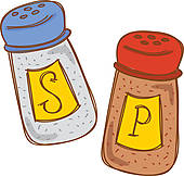 Salt And Pepper   Stock Illustration