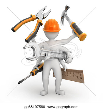 Super Universal Repairman Image With A Work Path  Clip Art Gg68197580