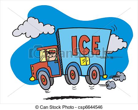 This Is Car Carring Ice And Ice Cream