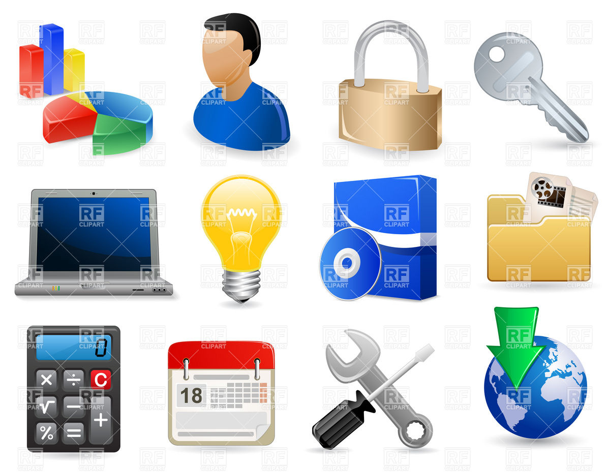 Universal Website Icon Set 5983 Icons And Emblems Download Royalty    