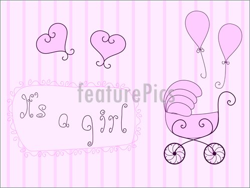 Baby Announcement Illustration  Clip Art To Download At Featurepics