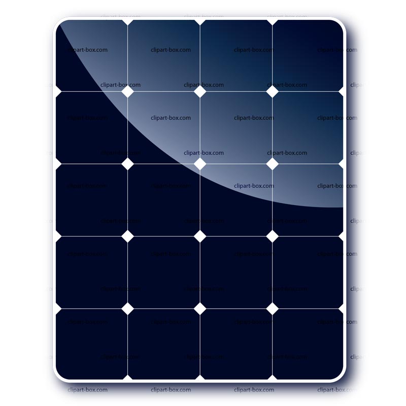 Clipart Solar Panel Icon   Royalty Free Vector Design