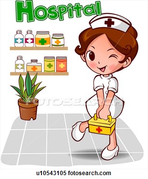 First Aid Kit Nuse Cap Holding Hospital Nurse Uniform Nurse View    