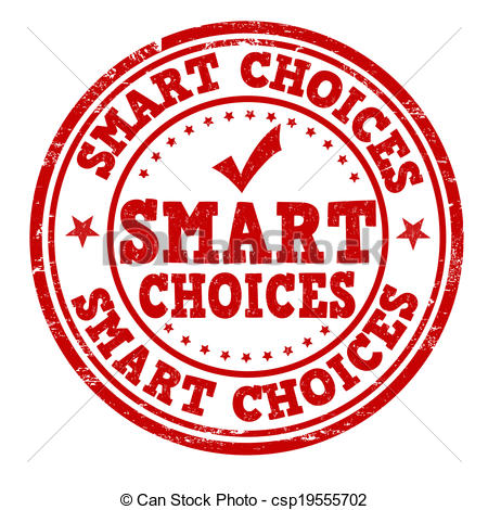 Vector Clipart Of Smart Choices Stamp   Smart Choices Grunge Rubber    
