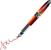 Writing Pen Stock Illustrations   Gograph