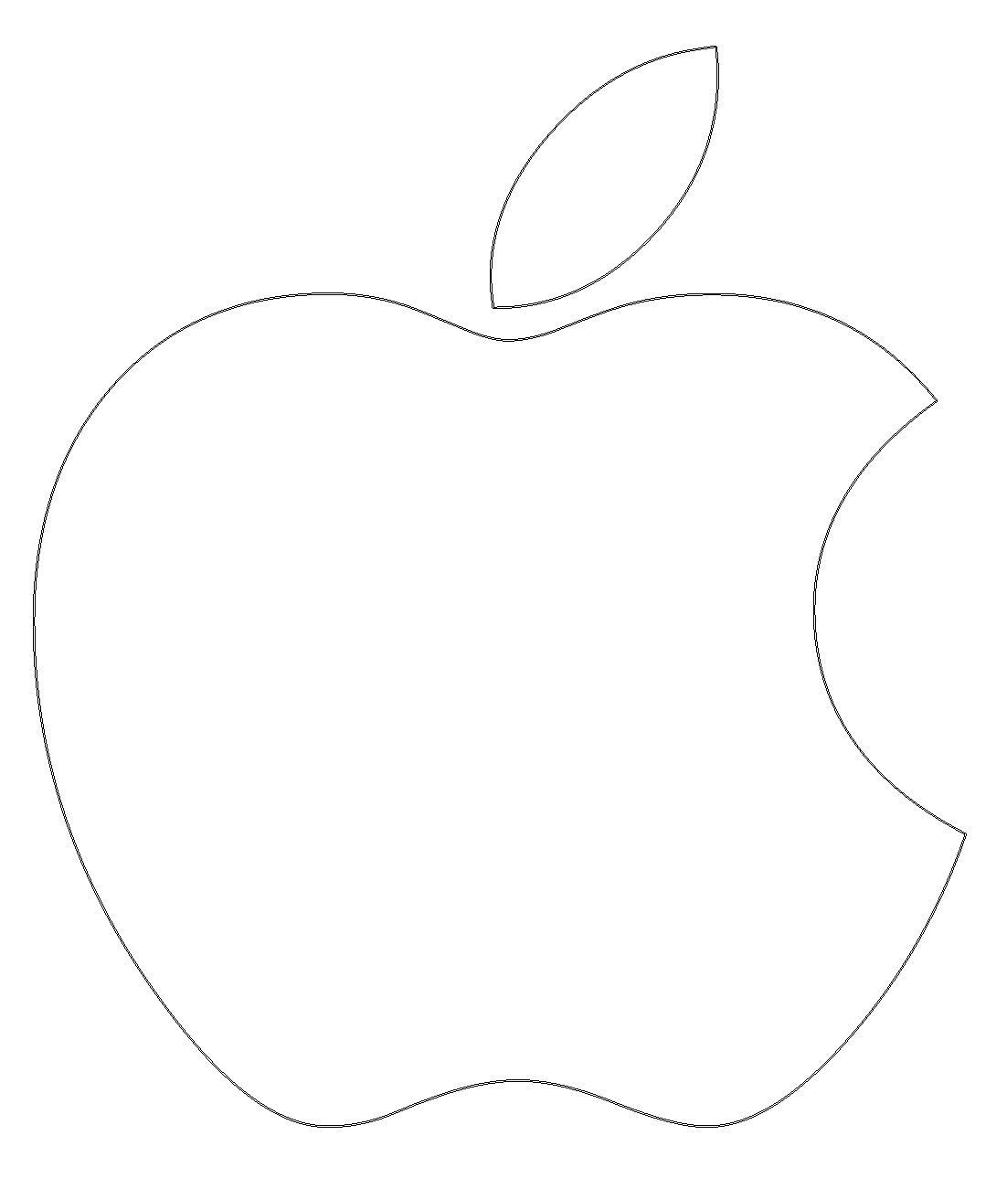 Apple Logo Clip Art   Clipart Best