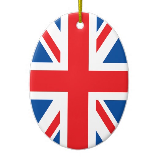 British Flag Christmas Tree Ornaments   Zazzle