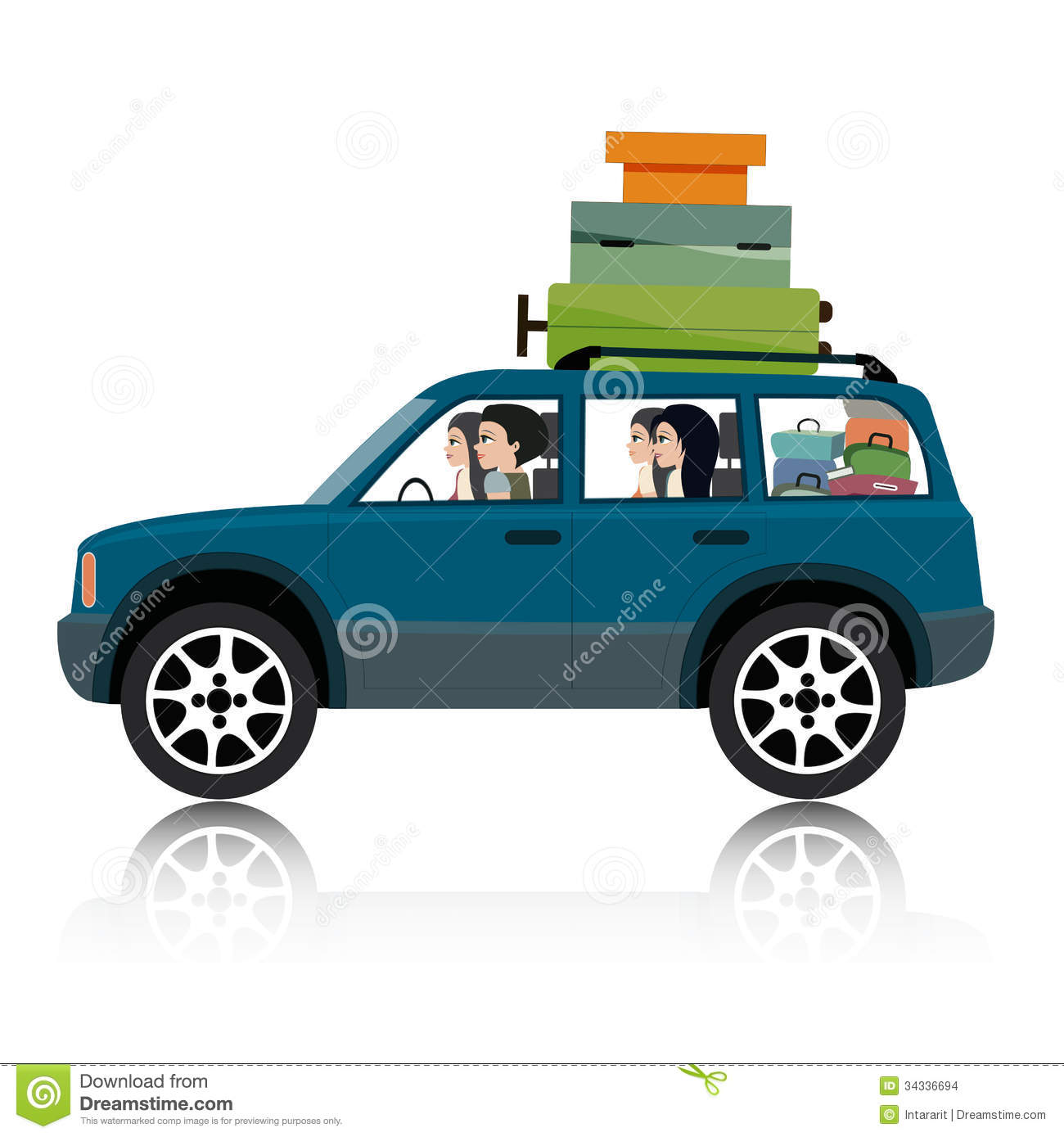Car Suv Luggage  Stock Images   Image  34336694