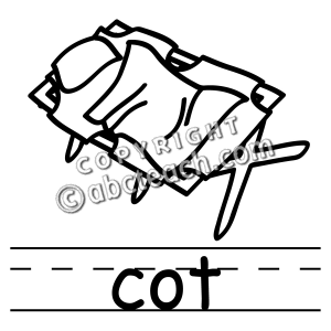 Clip Art   Cot   Camping Theme   Preview 1