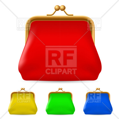 Colorful Purses 9582 Objects Download Royalty Free Vector Clipart