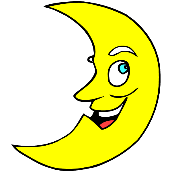 Happy Moon Clipart   Clipart Panda   Free Clipart Images
