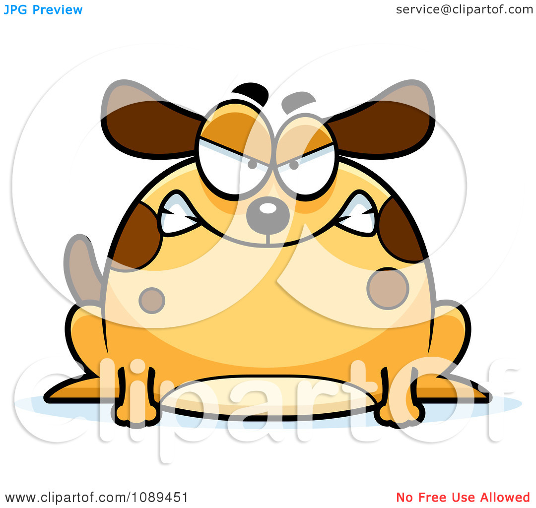 Mad Dog Clipart Clipart Chubby Mad Dog Royalty Free Vector