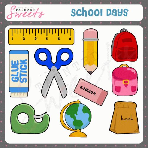 My Grafico  School Days Clipart