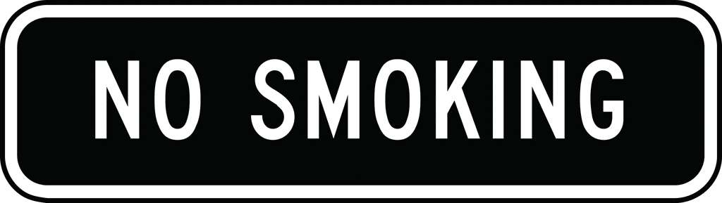 No Smoking Black And White   Clipart Etc