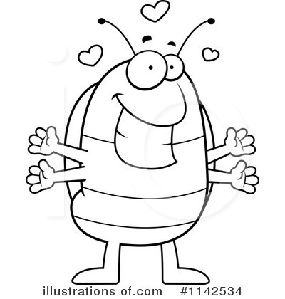 Rolly Polly Bug Clip Art Clipart Illustration By