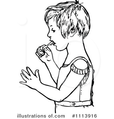 Royalty Free  Rf  Brushing Teeth Clipart Illustration  1113916 By