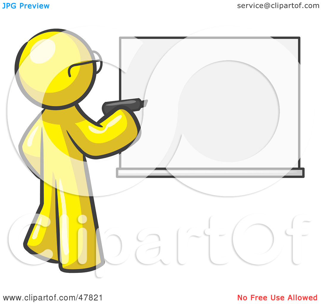 Royalty Free  Rf  Clipart Illustration Of A Yellow Design Mascot Man