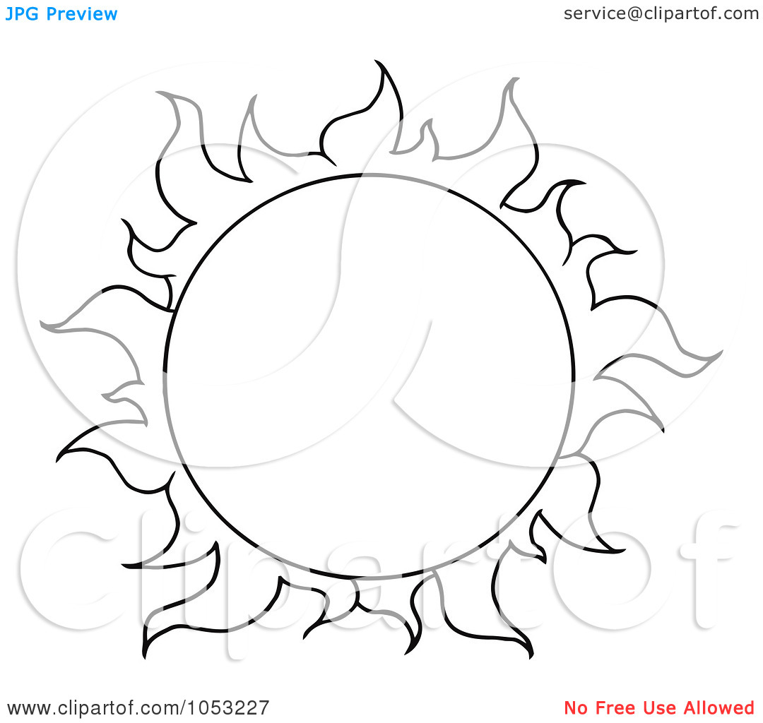 Sun Clipart Outline Sun Outline