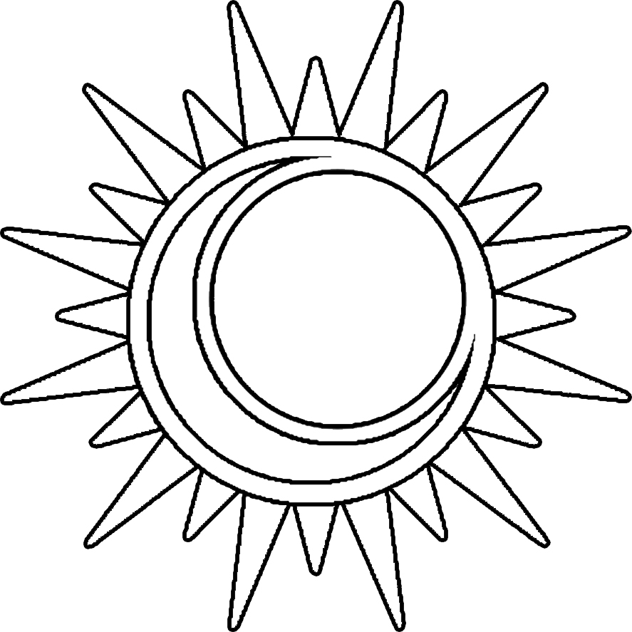 Sun Outline Clip Art