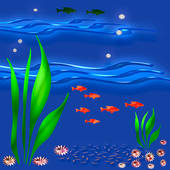 Under The Sea   Stock Illustration