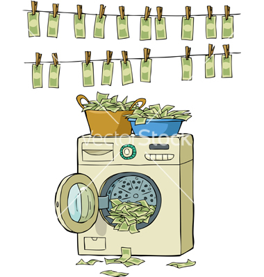 Washing Machine With Money Vector Art   Download Vectors   1259351