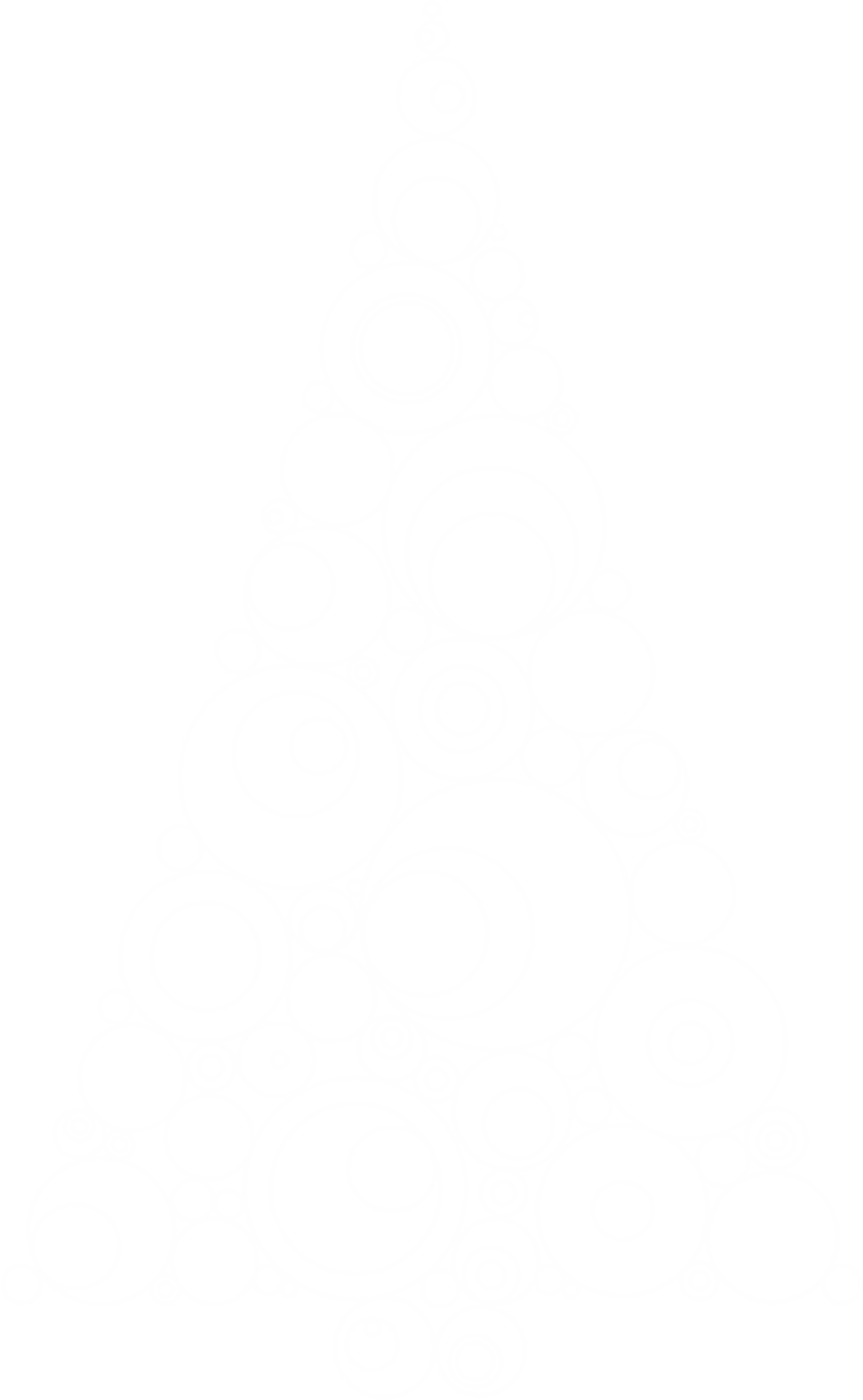 Abstract Circles Christmas Tree With No Background By Gdj