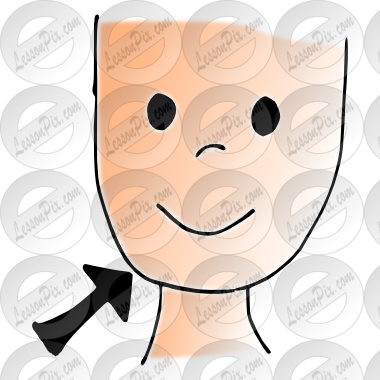 Chin Picture For Classroom   Therapy Use   Great Chin Clipart