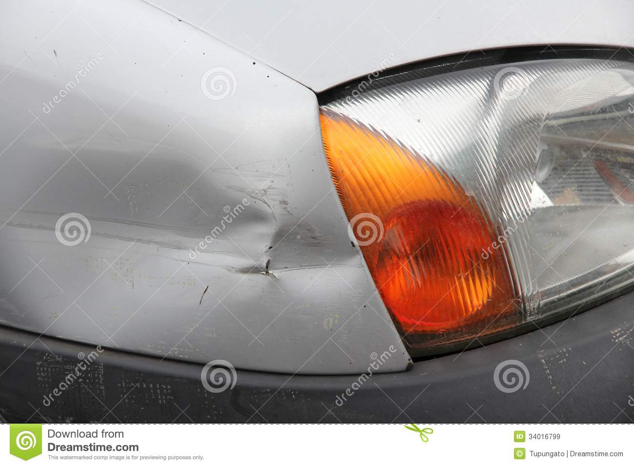 Dented Car Royalty Free Stock Images   Image  34016799