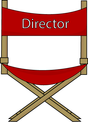 Directors Chair Clip Art Image   Red Directors Chair