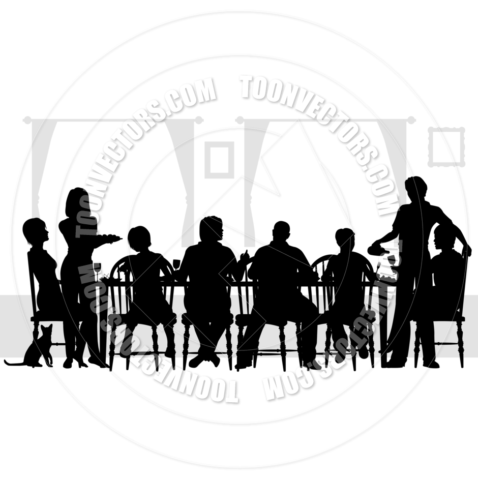 Family Meal By Tawng   Toon Vectors Eps  46523