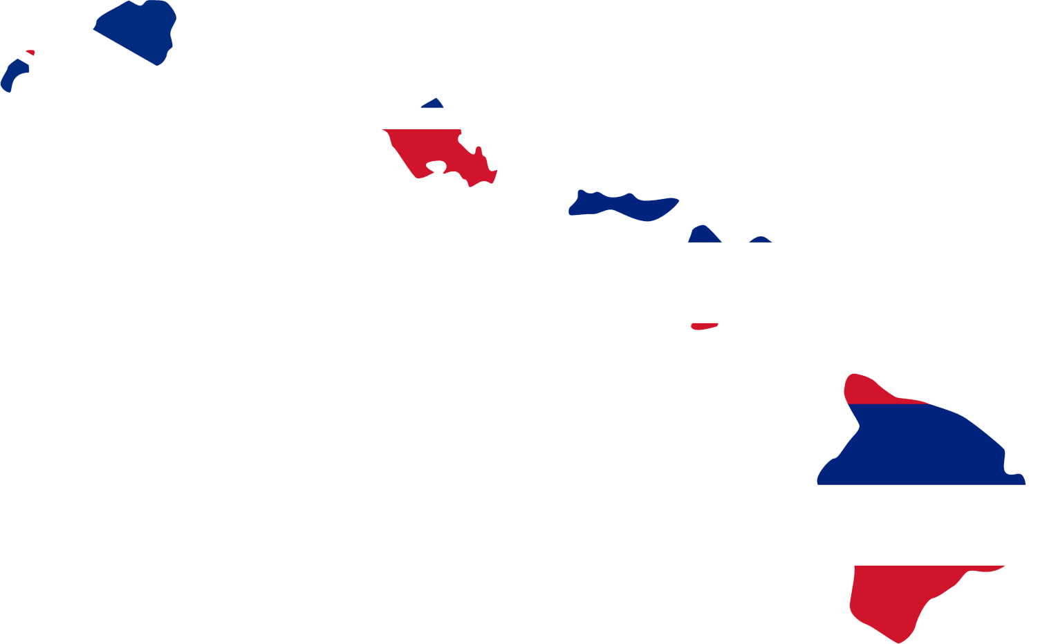 Hawaii Flag 072711  Vector Clip Art