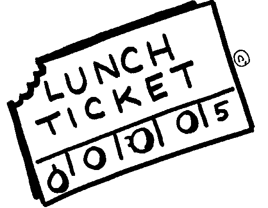 Lunch Ticket Clip Art