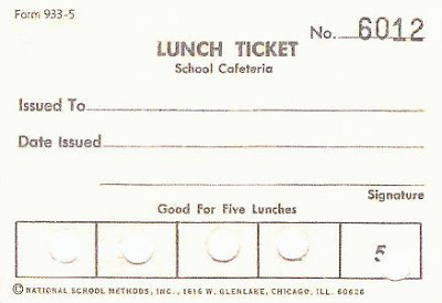 Lunch Ticket Template