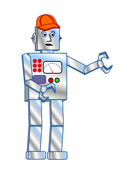 Robot Man  4   Free And Easy Christian Clip Art Link To Us