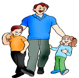 Son And Daughter Clipart Father S Day Clipart